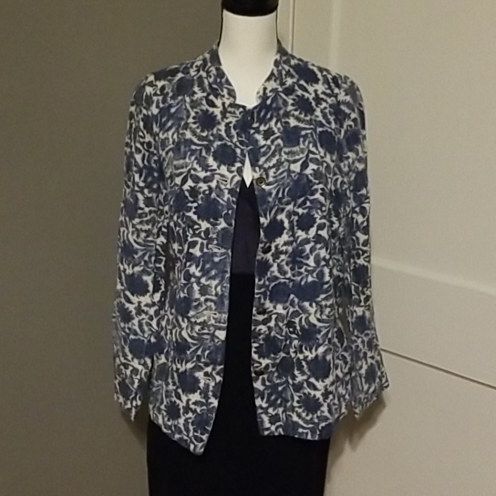 Lightweight, Floral J.Jill Jacket